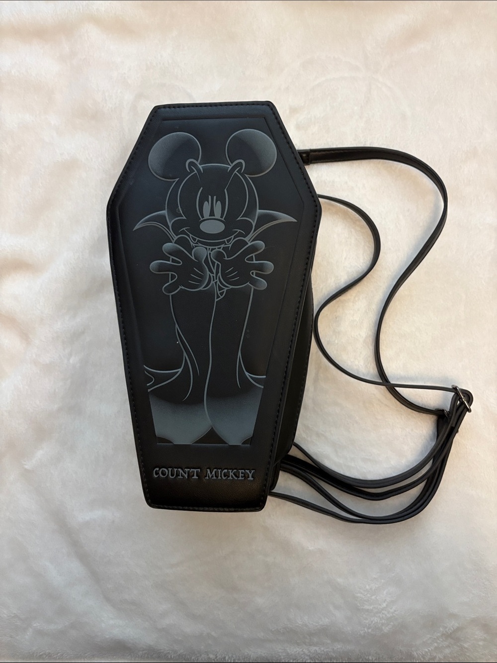Loungefly Count Mickey Black Coffin backpack